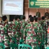 Anggota Kodim 0615 Kuningan saat mengikuti penyuluhan hukum.